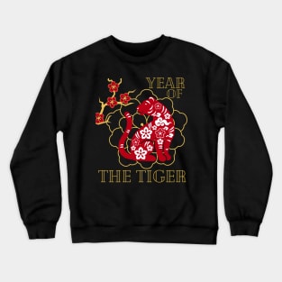 Happy Chinese New Year 2022 Year of The Tiger Zodiac Tiger T-Shirt Crewneck Sweatshirt